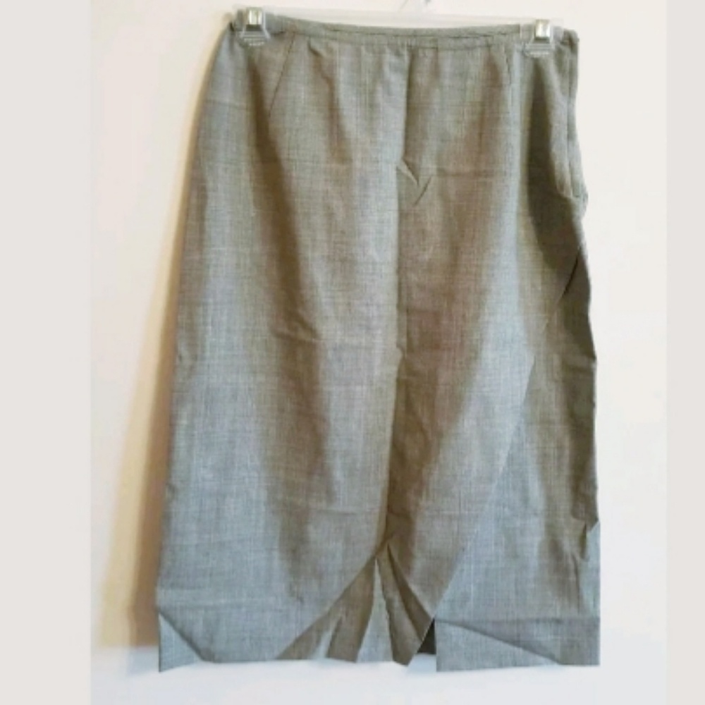 Future Ozbek Wool, Diagonal Slit Skirt...4